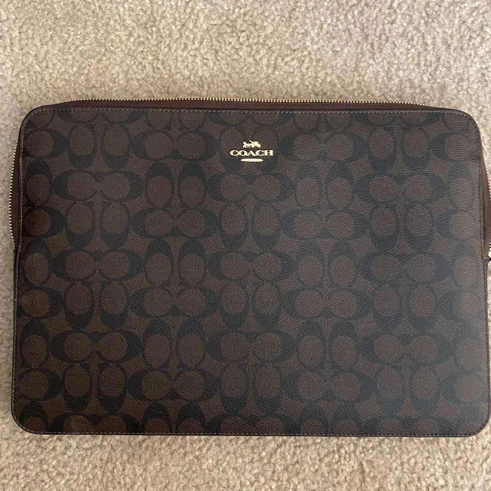 Coach laptop sleeve